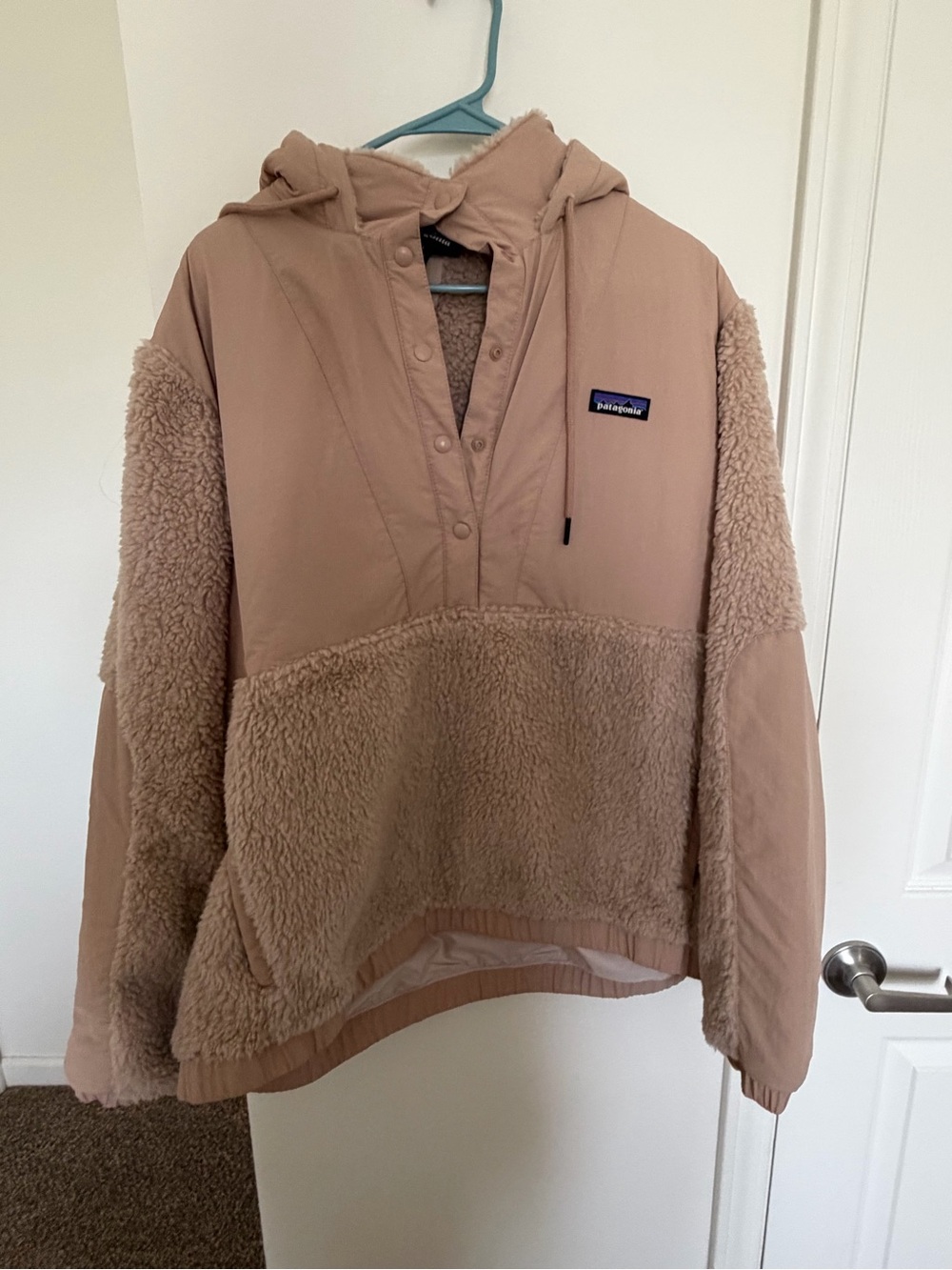 Patagonia Teddy Jacket in Beige/Tan